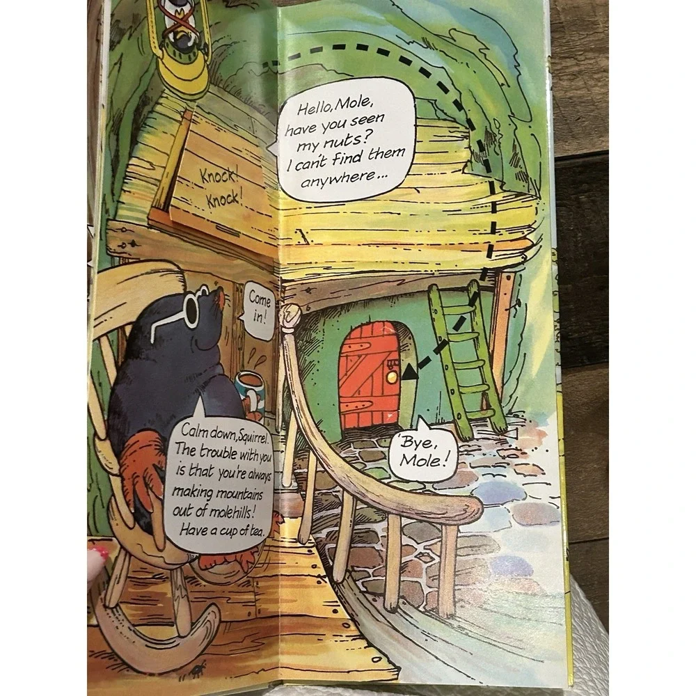 Slot Bks.: A Squirrel's Tale by Richard Fowler (1983, Hardcover, Activity Book)
